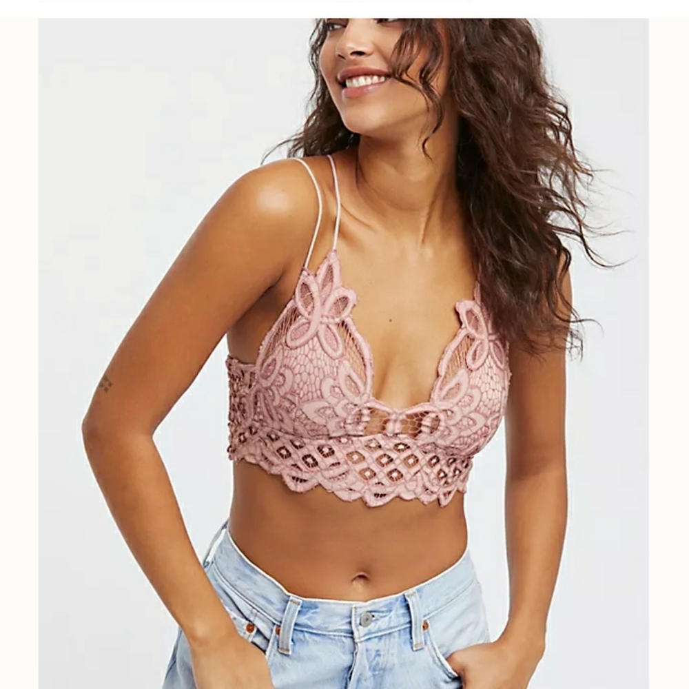 Free People Adella Lace Bralette